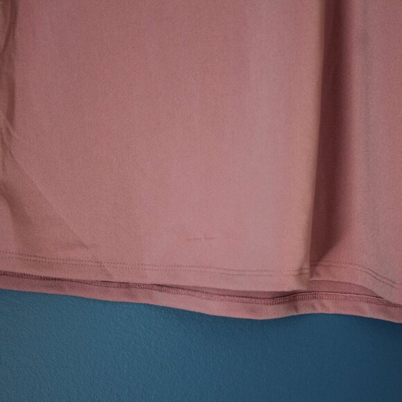 Banana Republic Pink V-Neck Dress Shirt with 3/4 Length Sleeves Medium - Picture 5 of 12